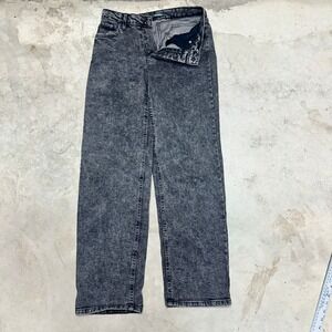 Wild Fable Womens Jeans Size 6 Super High Rise Straight Acid Wash Button Fly